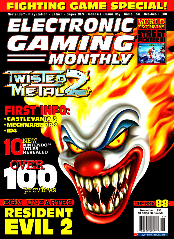 Electronic Gaming Monthly Issue 88 (November 1996) cover